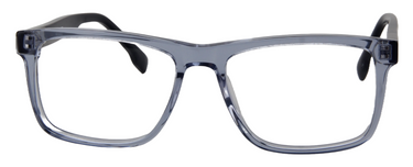 Safari Men Afro Motif Eyeglasses: Olumide - Transparent Navy Blue - SpecSMART Eye Clinic (Front View)